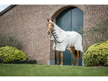 Derka przeciw owadom Rambo Hoody, z kapturem, chalk/hunter green & silver