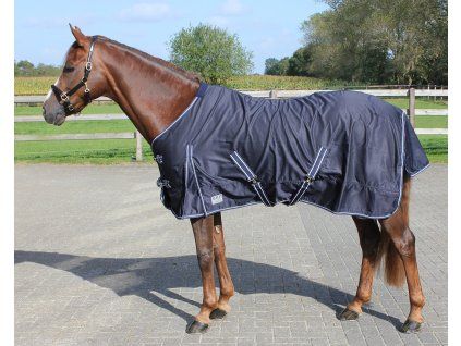 Derka letnia Basic Q-essentials, niebieski (Długość pleców 125 cm)