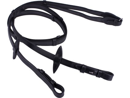 Antypoślizgowe wodze QHP, różne długości, czarne