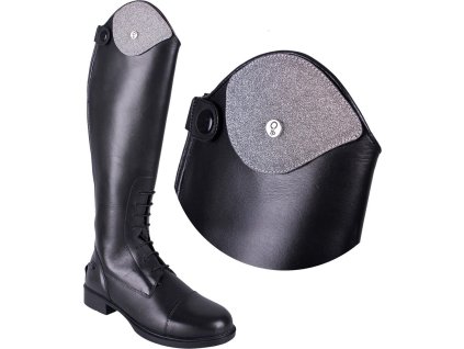 Części wymienne do butów Romy QHP, para, brokatowe srebrne