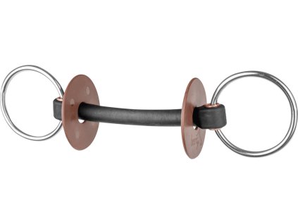 Wędzidło Pure Beris, niełamane, extra soft, 18 mm/7.5 cm