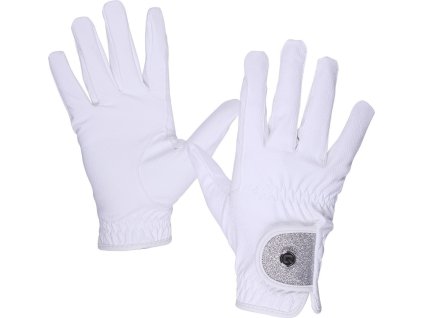 Rękawiczki Glitz QHP, białe