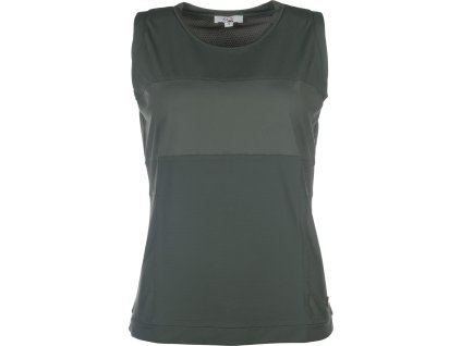 T-shirt Mila HKM, damski, grey-green