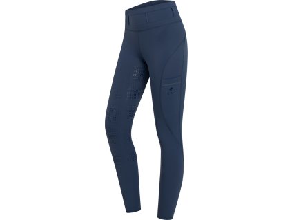 Bryczesy jeździeckie Hanna ELT, z pełnym lejem, damskie, denim blue