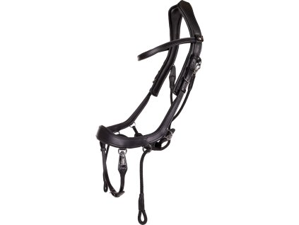 Ogłowie bezwędzidłowe FaySport PresTeq, czarne