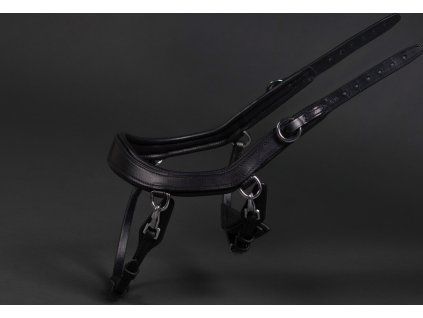 Nachrapnik PresTeq, czarny (Rozmiar PONY)