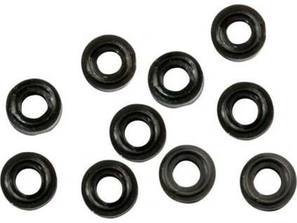 Gumowe pierścienie do derek Q-essentials, 10 szt., czarne