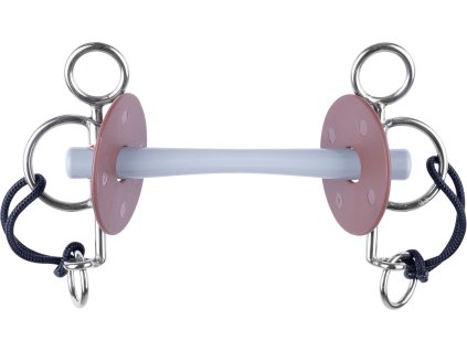 Wędzidło Pelham Proste Krótkie Comfort BERIS, miękkie, 15 mm