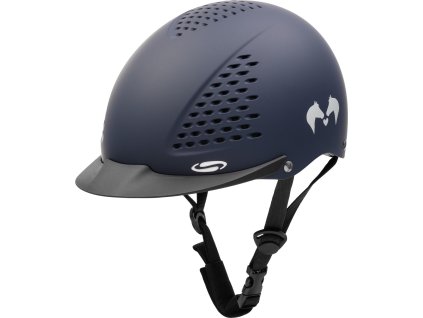 Kask jeździecki H23 Lucky Heart SWING, dla dzieci, granatowy