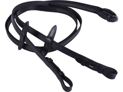 Wodze antypoślizgowe QHP, 125/140 cm, czarne