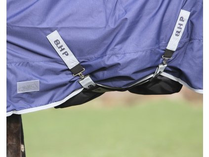 Element derki QHP, 200 g, na brzuch, czarny