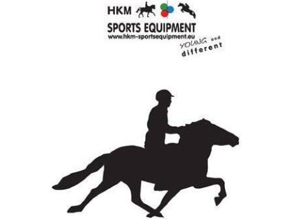 Naklejka samochodowa Tölt HKM, czarna