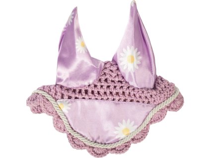 Nauszniki z nadrukiem Hobby Horsing HKM, purple with daisies