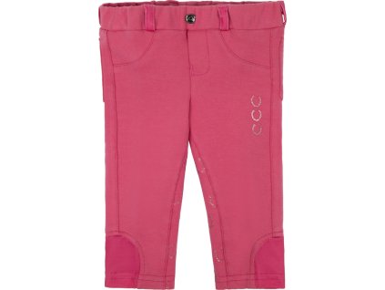 Bryczesy Jaily QHP, z pełnym lejem, dziecięce, różowe