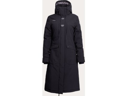 Płaszcz jeździecki Urban Stretch 2.0 UHIP, damski, zimowy, jet black
