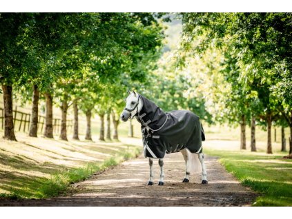 Derka padokowa Rambo Supreme Vari Layer®, z kapturem, 450 g, black/thunderstorm grey & silver