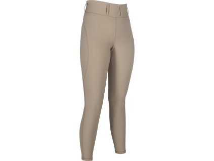 Bryczesy jeździeckie Jil High Waist HKM, z lejem kolanowym, damskie, beżowe