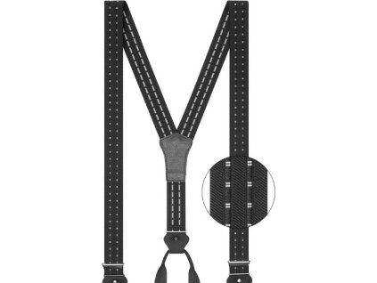 Szelki HT-09 Stars & Stripes, czarne