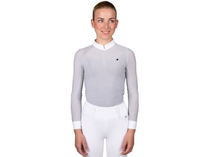 Koszulka konkursowa Juliet QHP, damska, biała