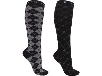 Podkolanówki Classic QHP, 2 pary, midnight