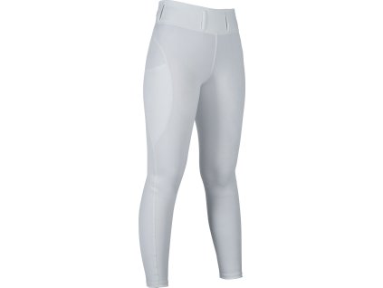 Legginsy jeździeckie Jil High Waist, z pełnym lejem, białe