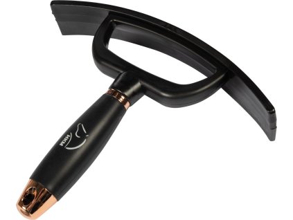 Ściągaczka do wody i potu HKM, z żelową rączką, black/rosegold