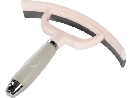 Ściągaczka do wody i potu HKM, z żelową rączką, light rose/light grey