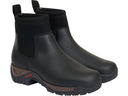 Boty outdoorové Suzie Equipage, kožené, pro dospělé, černé