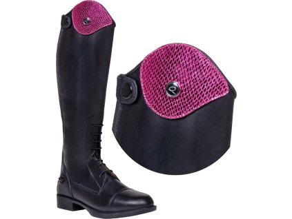 Wymienne elementy do oficerek Romy QHP, para, hot pink