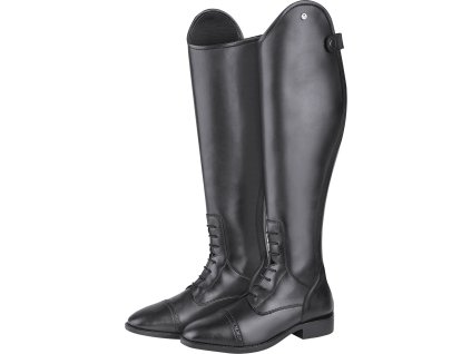 Oficerki jeździeckie Portland ELT, standardowa łydka/niskie, czarne