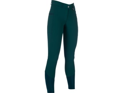 Bryczesy Livigno Lauria Garrelli, z pełnym lejem, damskie, deep green