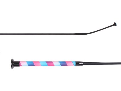 Bat ujeżdżeniowy Ombre QHP, 90/100 cm, różowo-niebieski