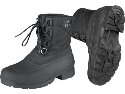 Buty stajenne Chicago ELT, zimowe, damskie, czarne