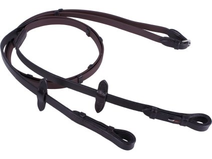 Wodze Biothane QHP, 125/140 cm, brązowe