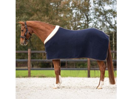 Derka chłodząca Deluxe QHP, wełna, navy