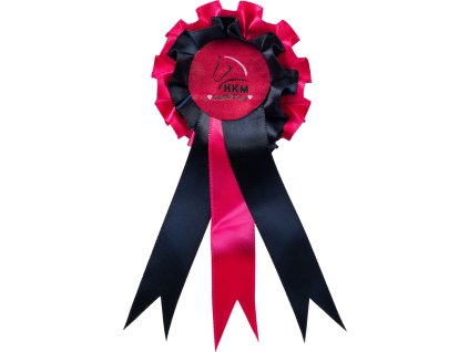 Rozeta dla pluszowego kucyka Cuddle Pony HKM, navy/pink