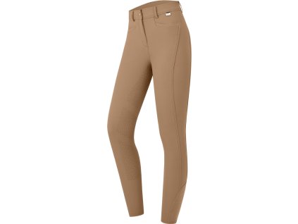 Bryczesy Oktavia ELT, z pełnym lejem, damskie, cappuccino