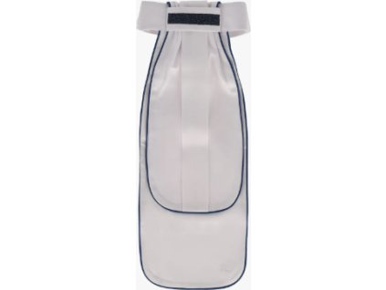 Plastron jeździecki Miyah QHP, biały/granatowy