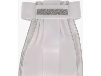 Plastron Miyah QHP, biały/srebrny