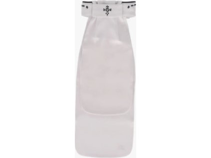 Plastron jeździecki Nova QHP, biało-czarny