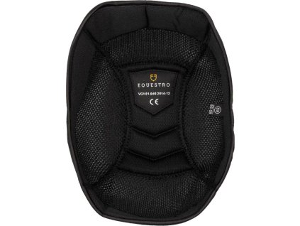 Wkładka do kasków Eclipse Wide & Velvet Equestro, czarna