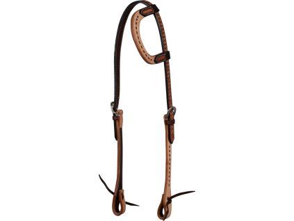 0044834 2 tone one ear western bridle plh01026