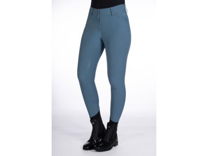 Bryczesy Tampa HKM, z pełnym lejem, damskie, smokey blue