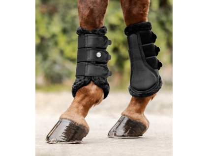 Ochraniacze ujeżdżeniowe Comfort Light Waldhausen, para, czarne