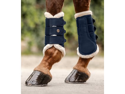 Ochraniacze ujeżdżeniowe Comfort Light Waldhausen, para, night blue