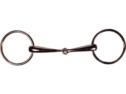 Wędzidło pojedynczo łamane Rosegold HKM, 16 mm