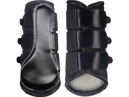 Ochraniacze Shiny HKM, para, czarne