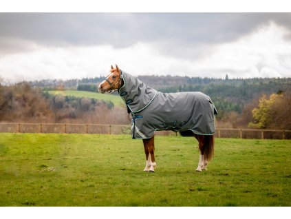 Derka padokowa Amigo Bravo 12 Plus, z kapturem, 400 g, shadow/navy & blue haze