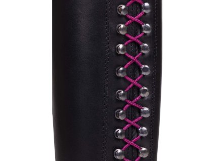 Elastyczne Sznurowadła Brokatowe QHP, para, różowe