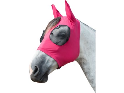Maska przeciw owadom Elastic HKM, z ochroną uszu, magenta